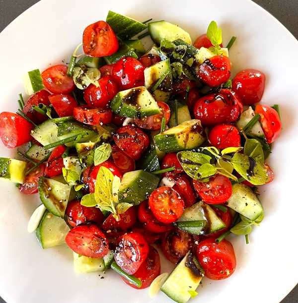 Tomato Cucumber Salad